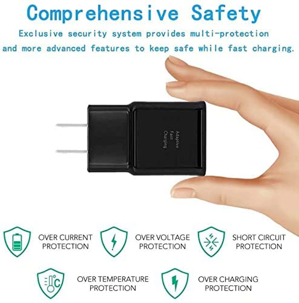 3 PACK Type USB-C Fast Wall Charger Adaptive For Samsung Galaxy S22 S21 S20 S10