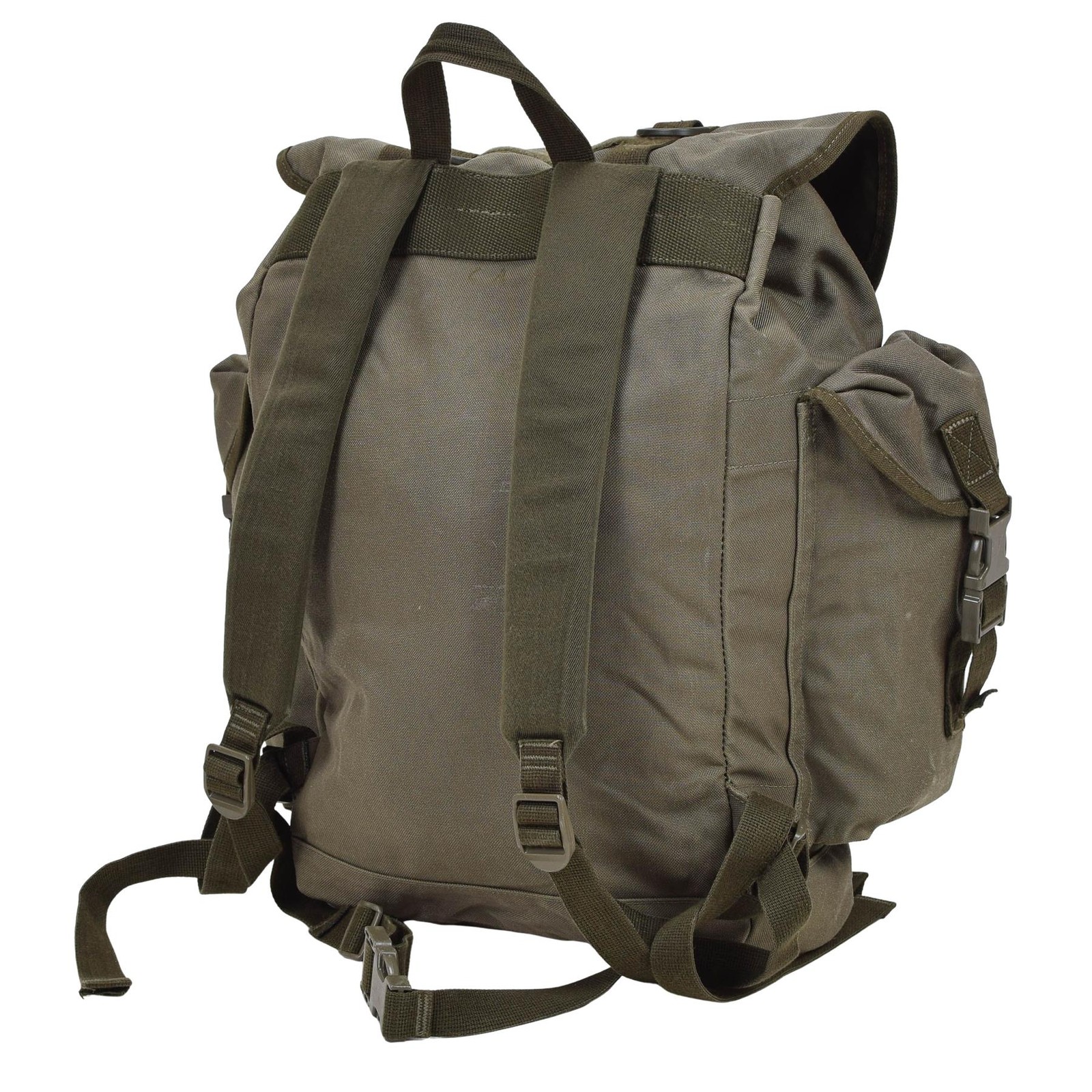 Original German Military 35L Mountain Backpack Durable Multiple Pockets Olive