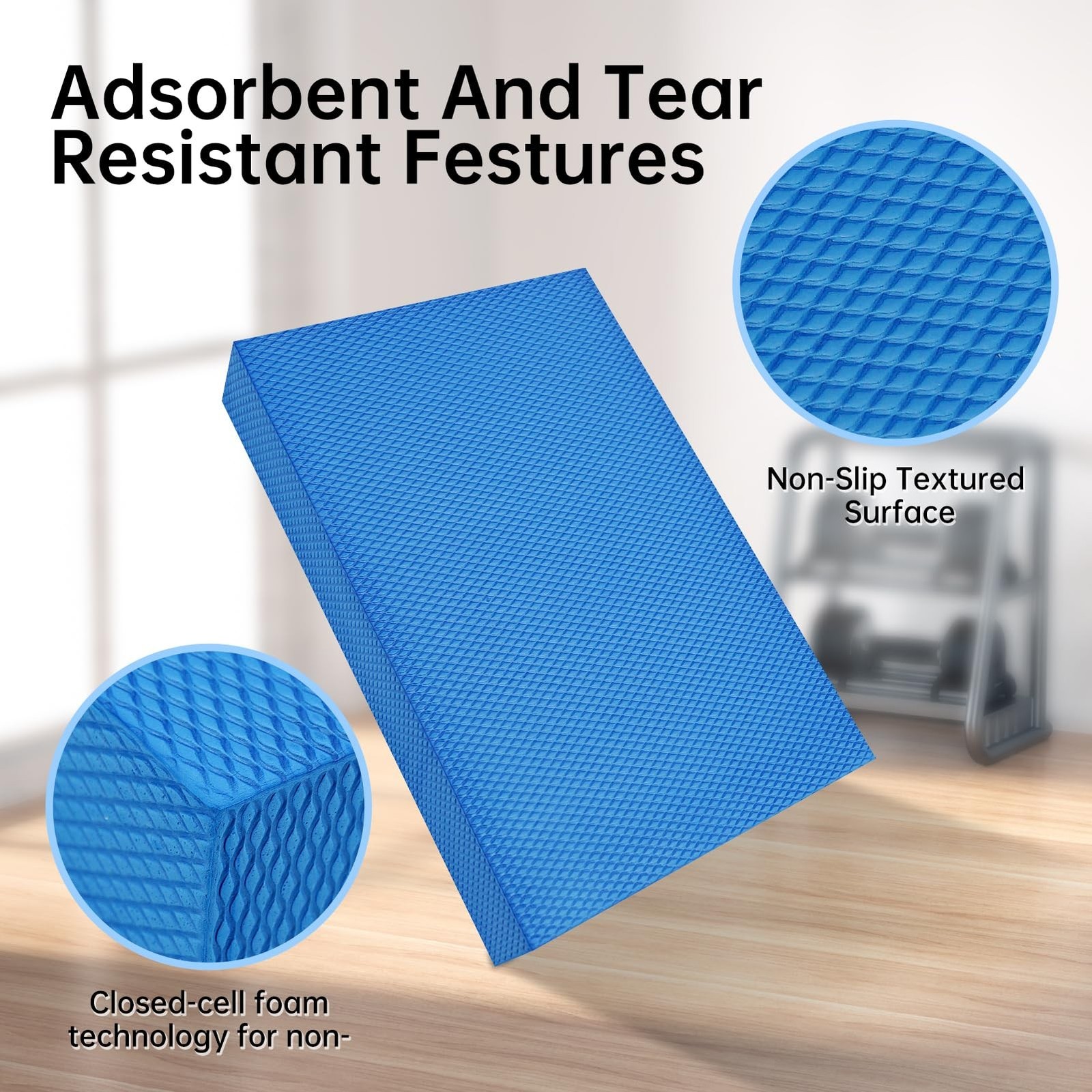 Exercise Balance Pad，High-Density Balance Foam Mat for Physical Therapy E