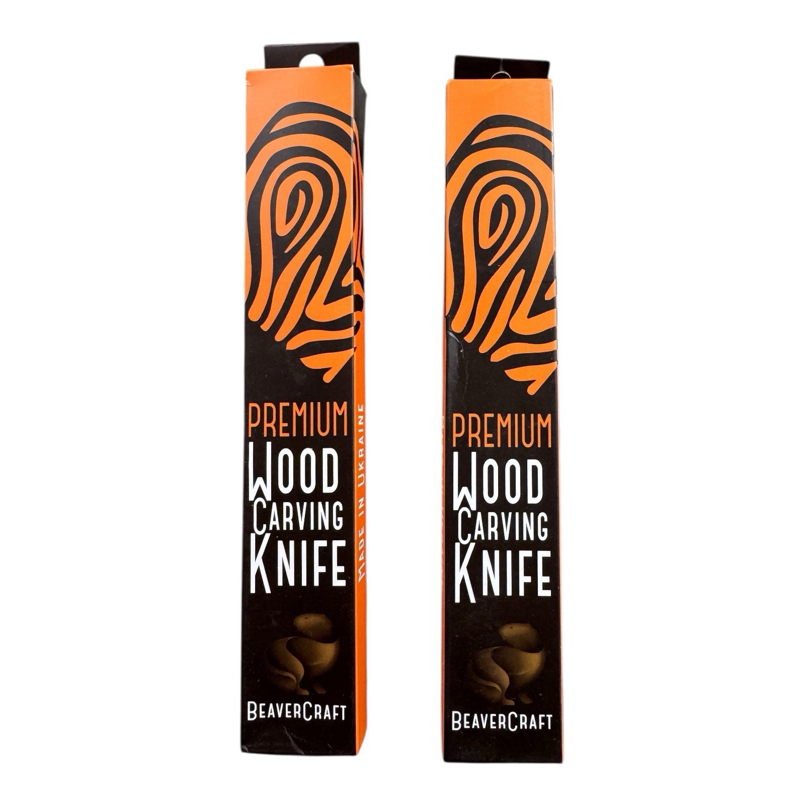 BeaverCraft Premium Wood Carving Knives Set of 2 – Made in Ukraine
