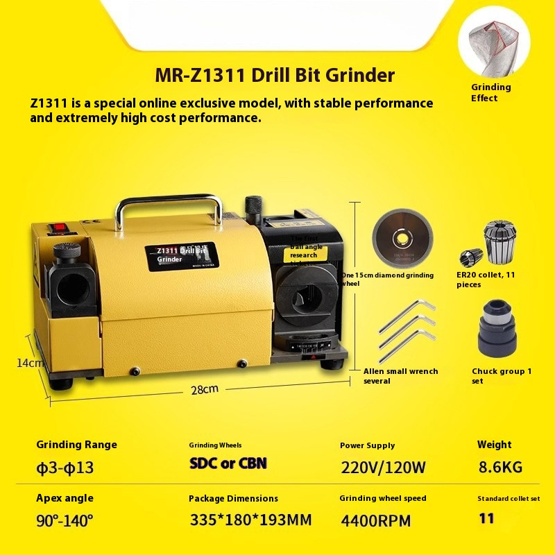 Grinding Machine Twist Drill Sharpener High-Precision Edge Grinding Machine