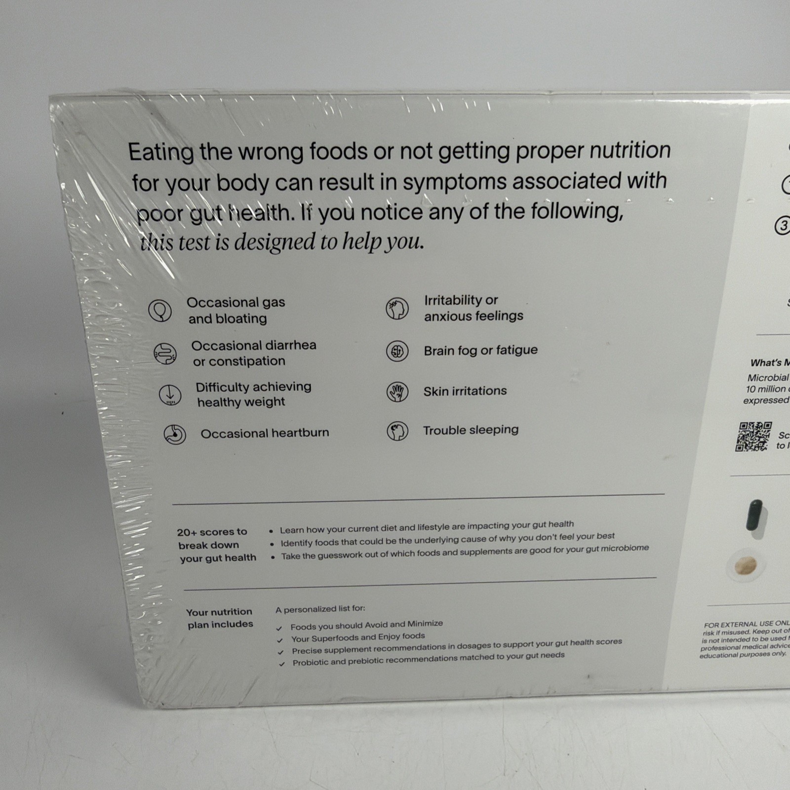Viome Gut Intelligence Test Digestive Health Support New Sealed