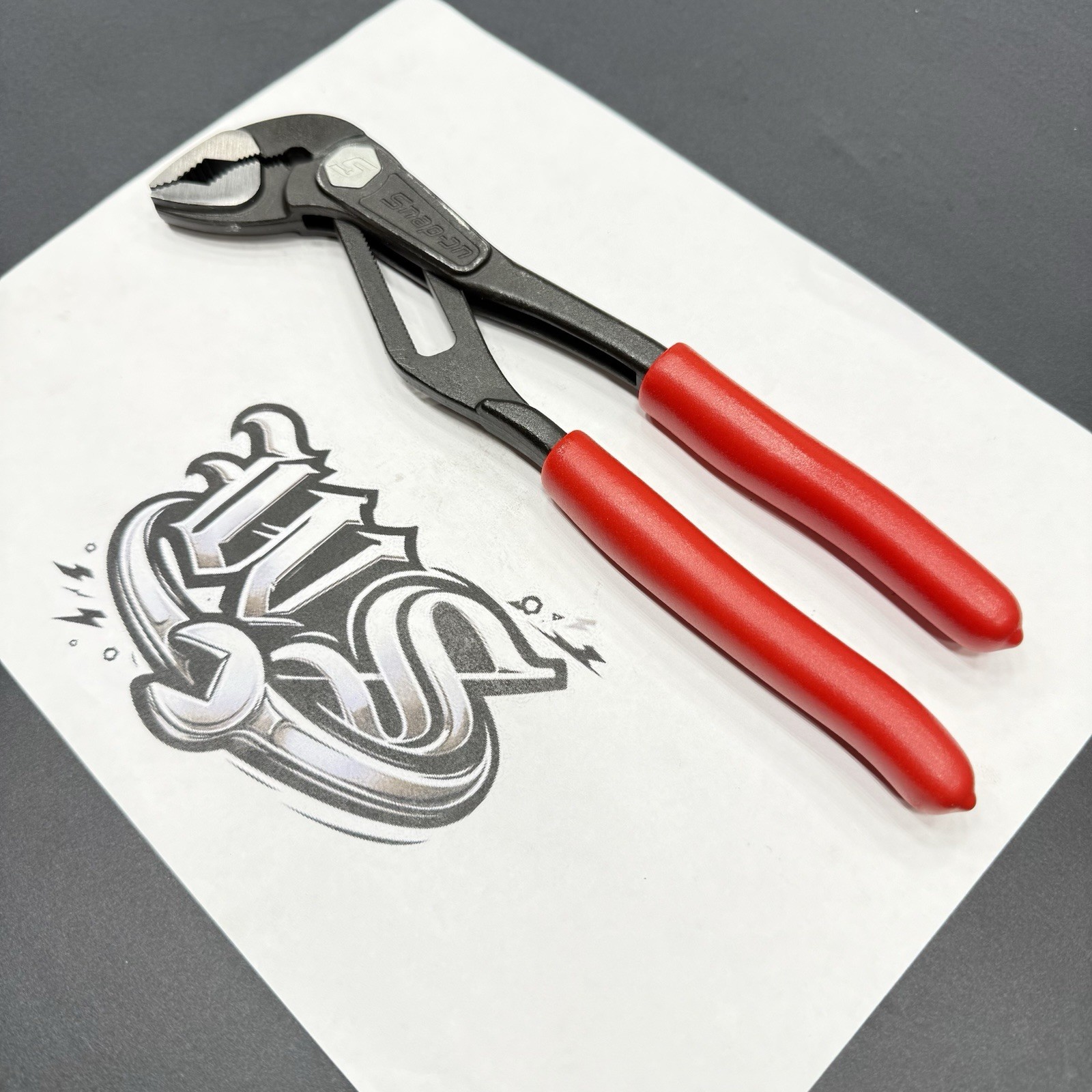 Snap-on Tools NEW RED 10" Soft Grip Adjustable Water Pump Pliers AWPBX10