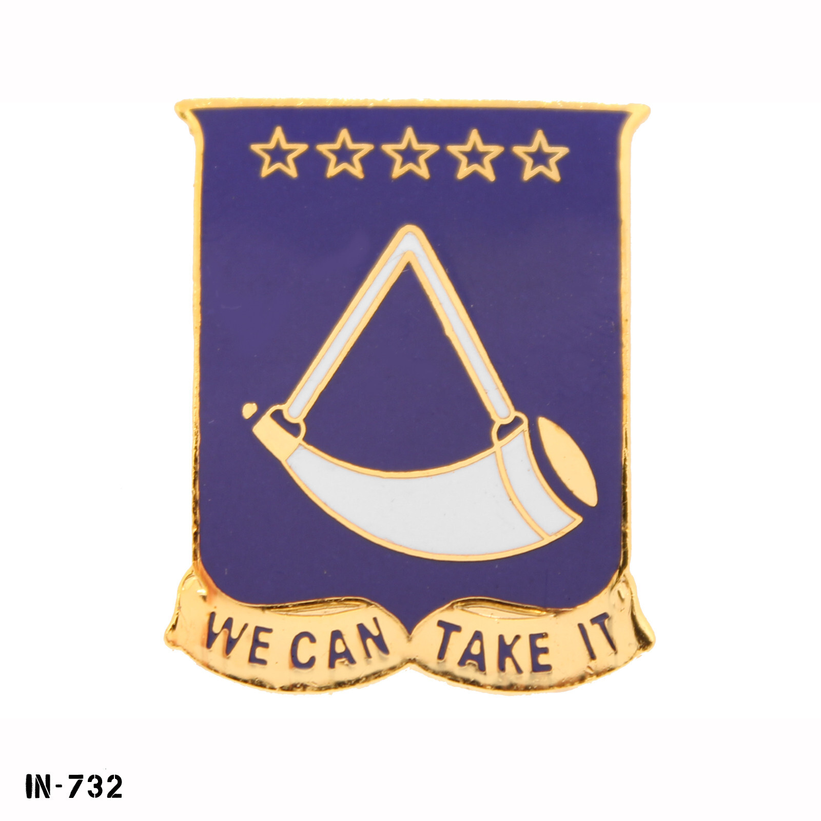US Army DUI Pin ~ 150th Armored Regiment "We Can Take It" ~ Gemsco USA ~ NEW