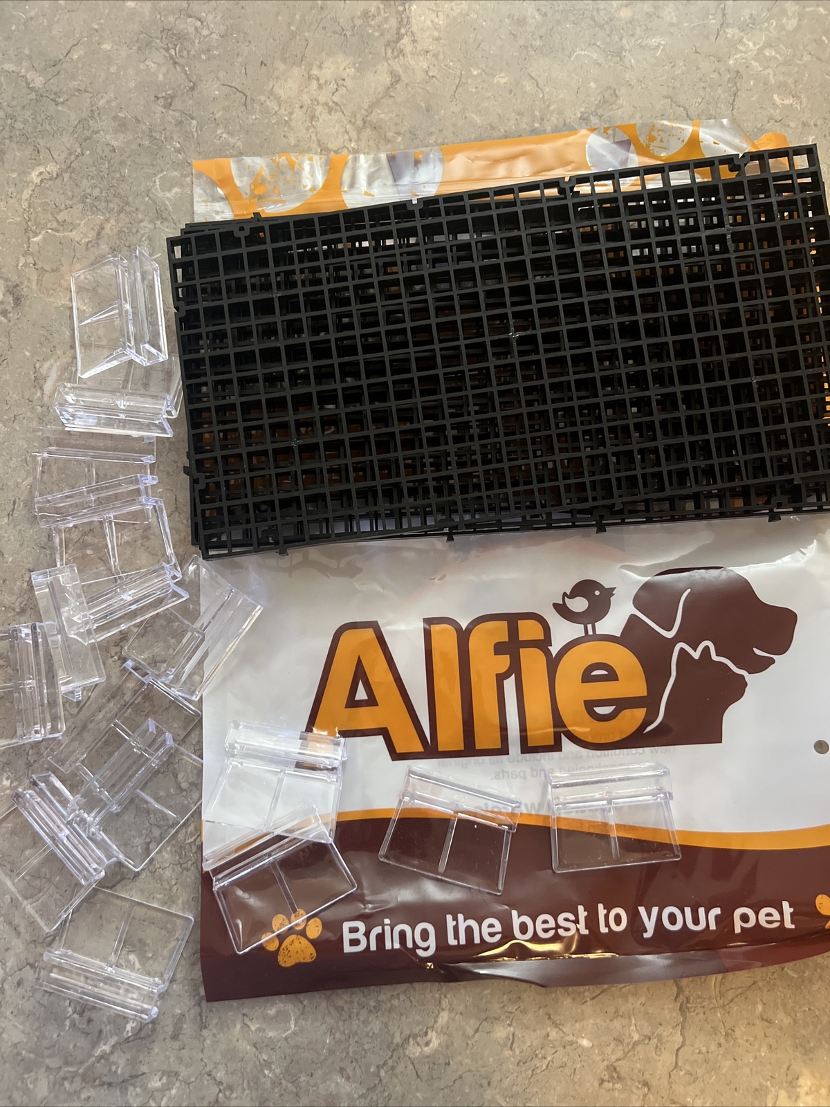Alfie Pet - Alwina 4-Piece Set Fish Tank Anti-Jumping Net Cover New