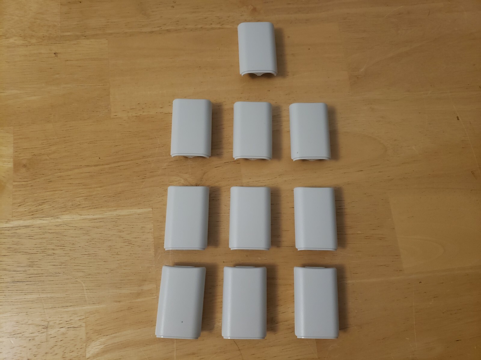 50x White Battery Replacement for Xbox 360 Controller Case, Shell, Pack Cover US