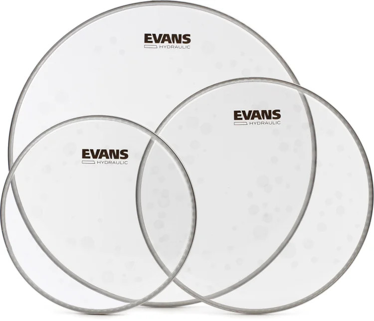 Evans Hydraulic Glass Rock Tom Pack - 10", 12". 16" - Hydraulic