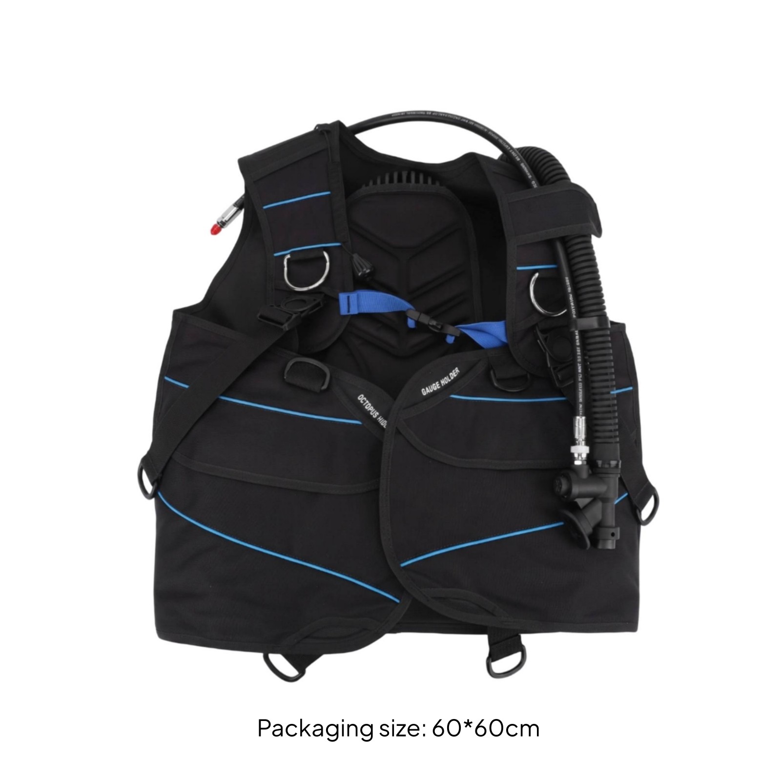 Jacket-Style BCD Adjustable Scuba BCD Padded for Recreational Divers