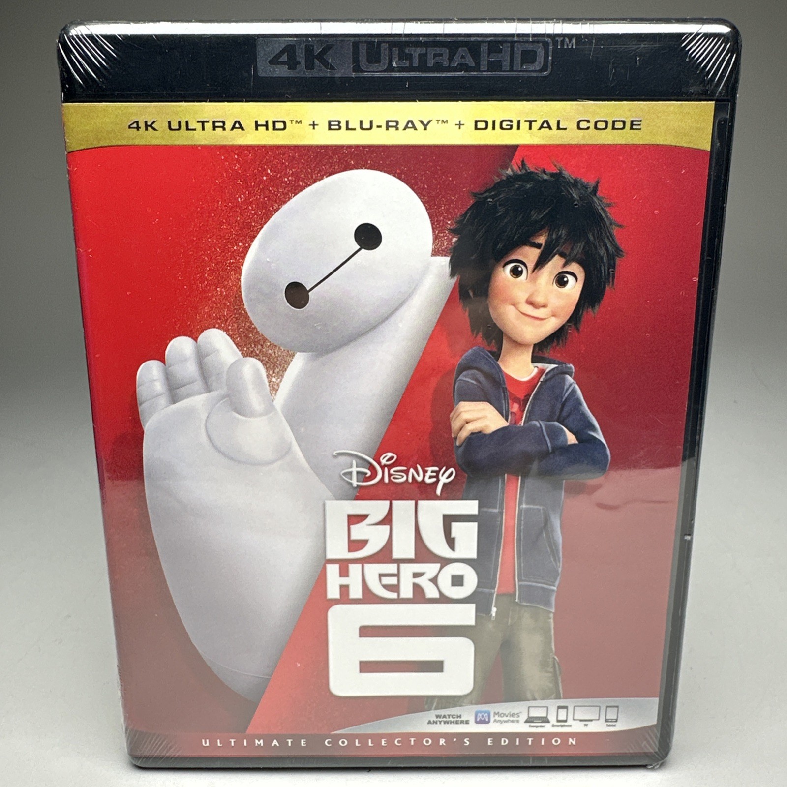 Big Hero 6 (4K UHD + Blu-ray, 2014) Ultimate Collector’s Edition New Sealed