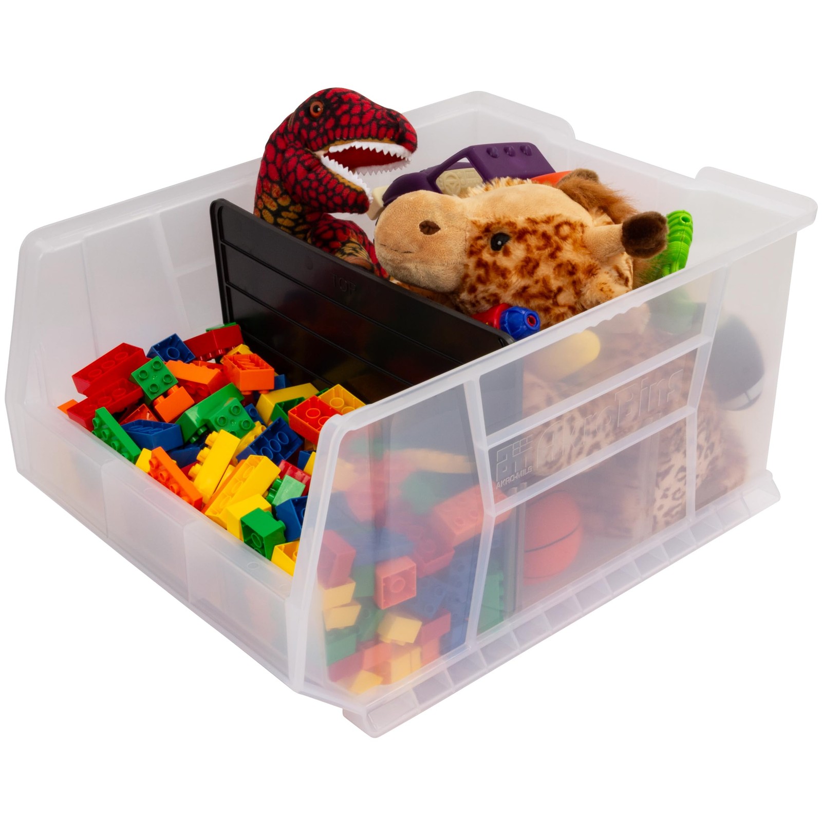 Akro-Mils 30289 Super-Size Akrobins Plastic Storage Bins Space-Saving Stackable