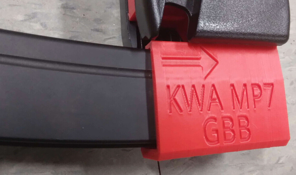 KWA MP7 Airsoft GBB Odin Speedloader Adapter (Red)