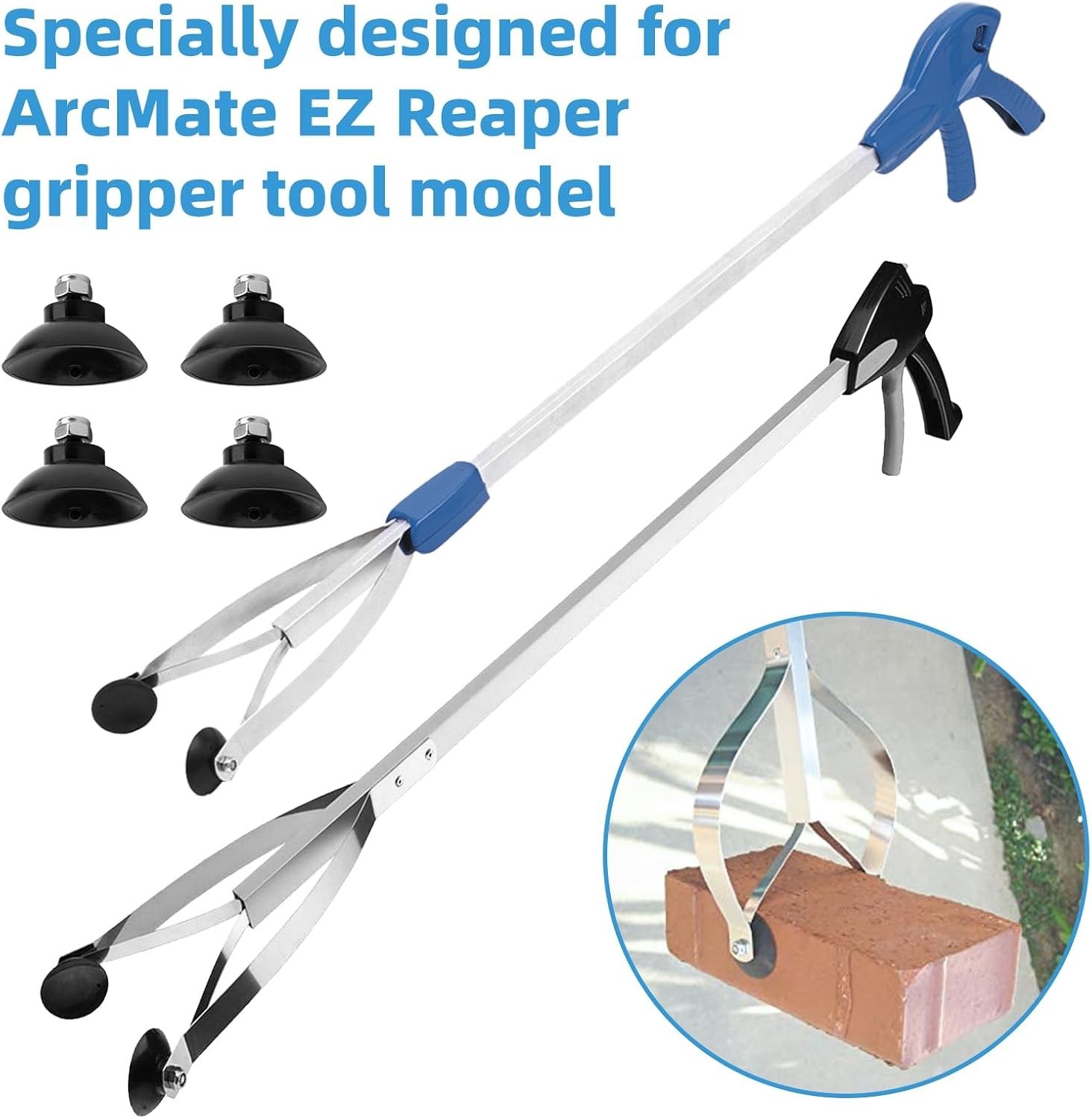 Professional Gripper Replacement Cups for ArcMate EZ Grabber Tool - UV Resistant