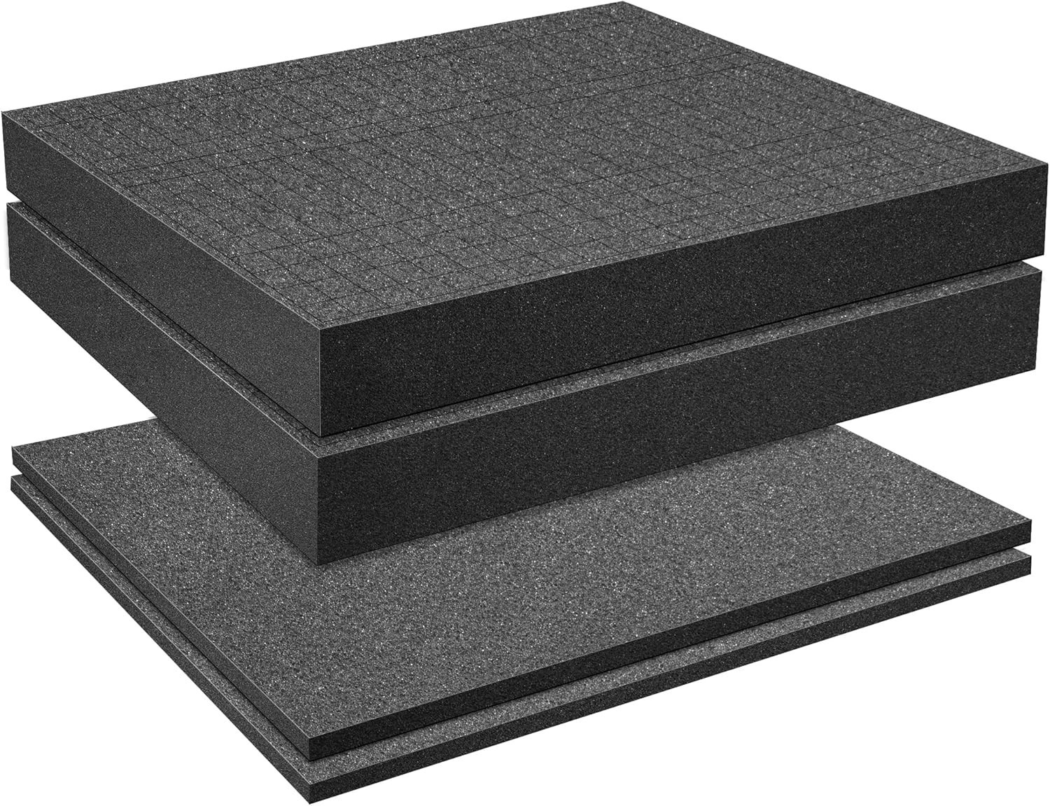 4 PCS Pick and Pluck Foam Inserts - Customizable Storage Solution for Crafts