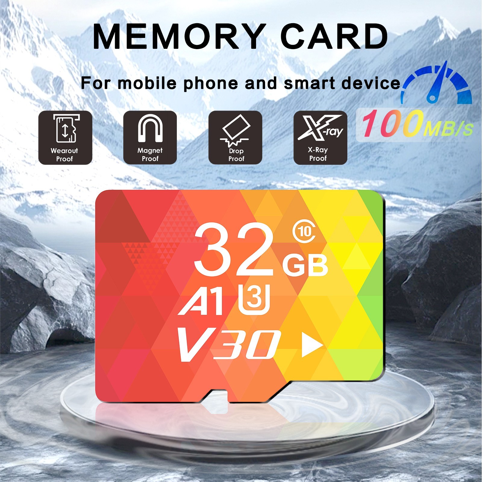 Ultra MicroSD 32GB SD Memory Card Reader Lot High Speed Memory Card 3PCS