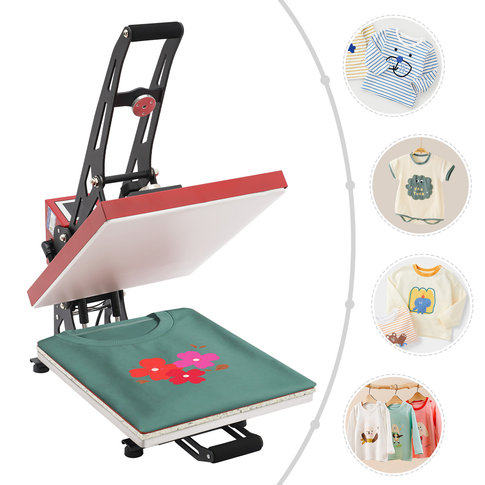 16"x 20" Auto Open Heat Press Machine T-Shirt Press Machine Heat Transfer Machin