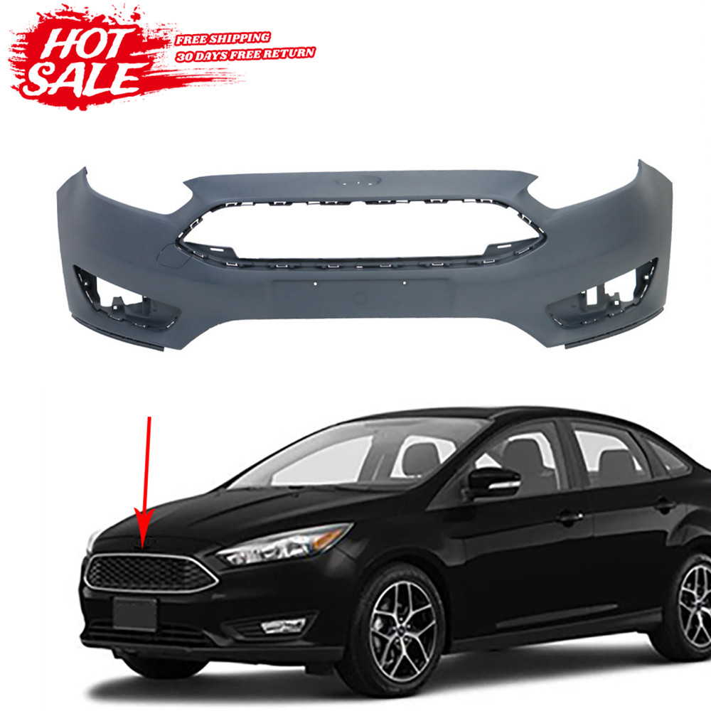Primered Front Bumper Cover  For 2015 2016 2017 2018 Ford Focus