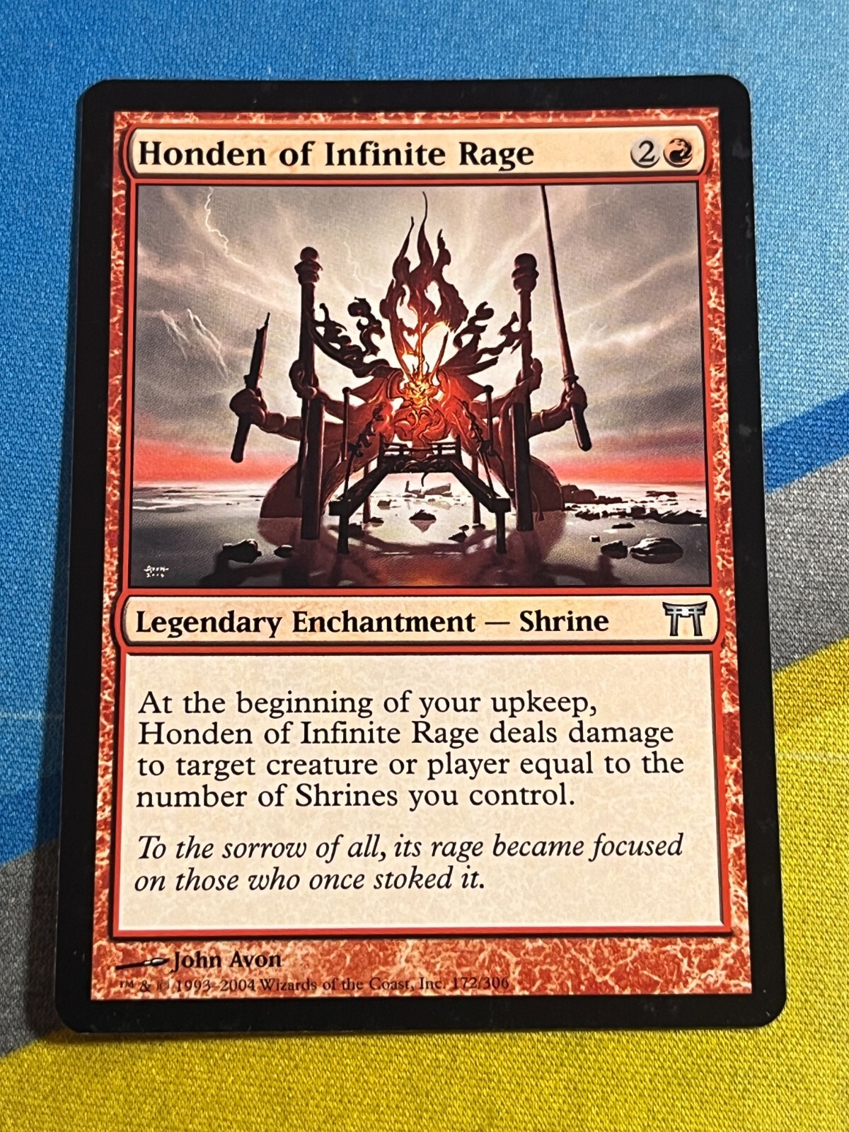 Magic the Gathering MTG Champions of Kamigawa HONDEN OF INFINITE RAGE