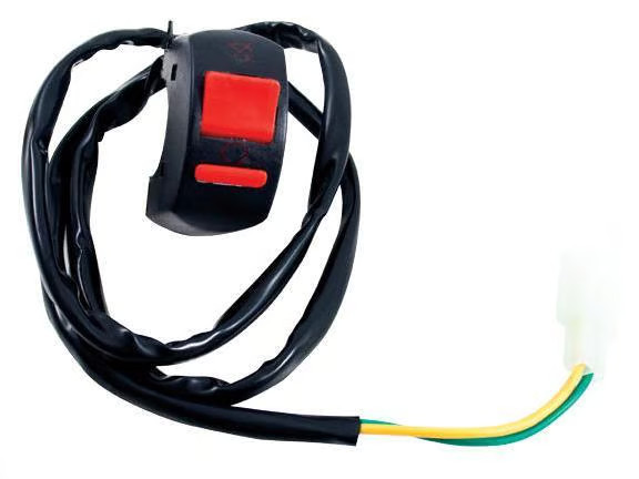 Mogo Parts Engine Kill Switch - 2 Wire - Type A Motorcycle ATV/UTV 08-0600