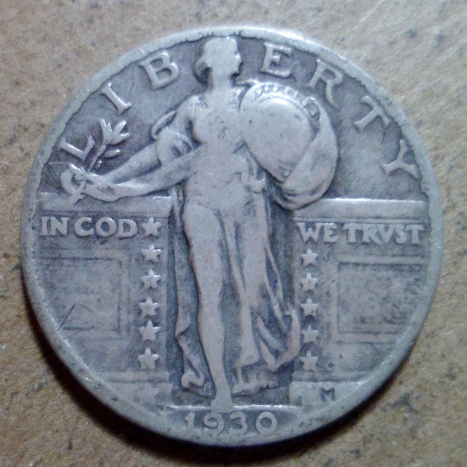 HIGHER GRADE 1930-P Standing Liberty Quarter Tough Date Nice rare silver #A99