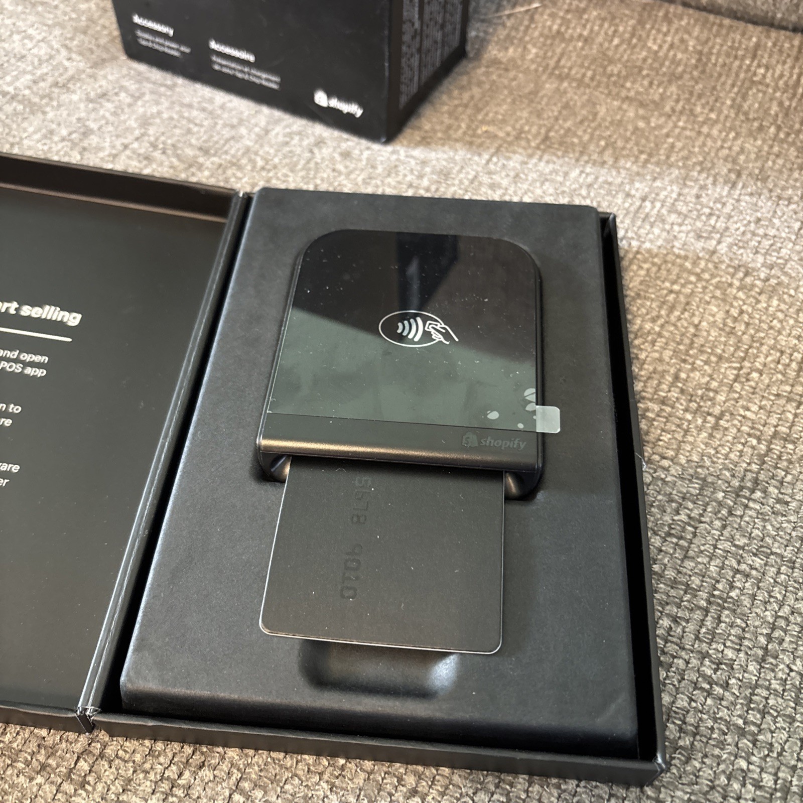 Shopify Tap & Chip Card Reader with Dock BUNDLE Read