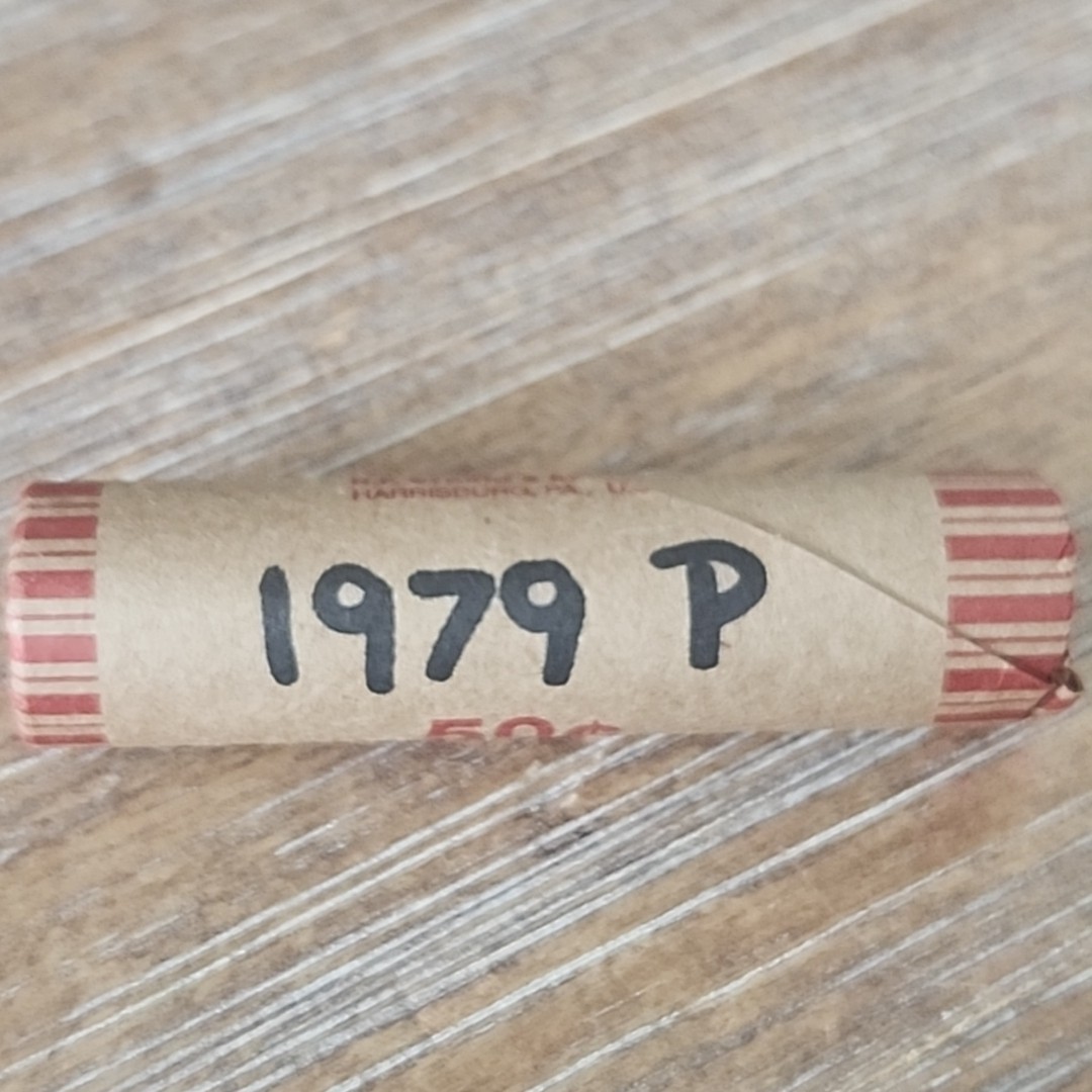 1979 P Lincoln Memorial Cent Pennies ~ Circulated ~ Full Roll of 50