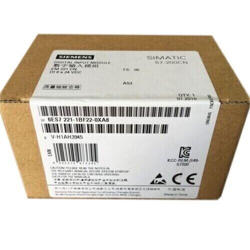 1PCS Siemens 6ES7221-1BF22-0XA8 Module PLC Unit New in box