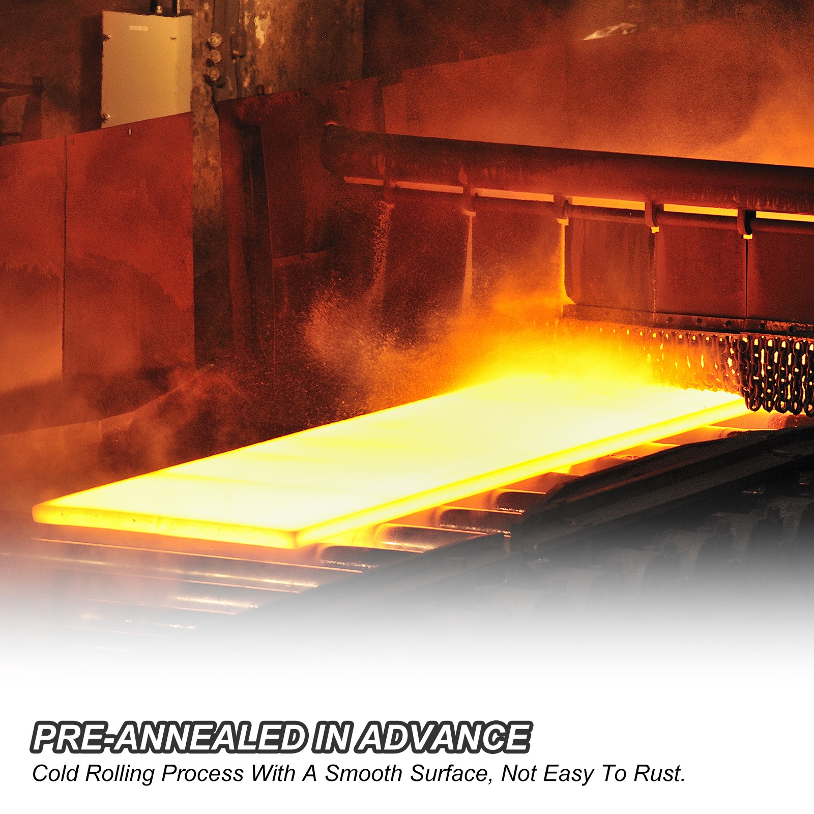 11176 Steel for Knife Making Steel, 8 Pack 12" x 1-1/2" x 1/8" Steel Flat Bar