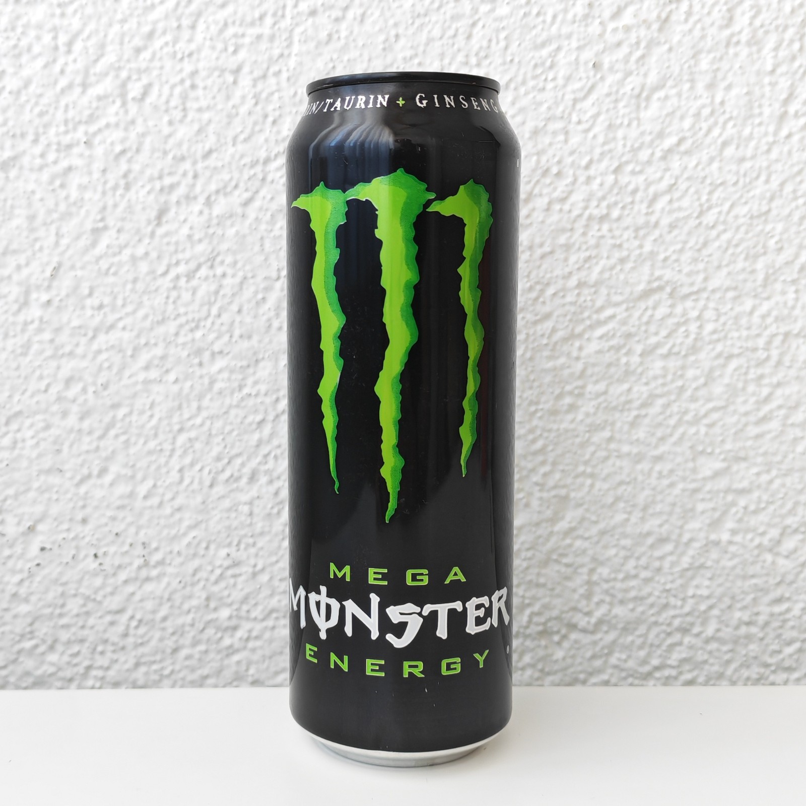 Empty 2019 MEGA Monster Energy can; 553 ml/18.7 fl oz (Croatia/Slovenia) BOTTOM