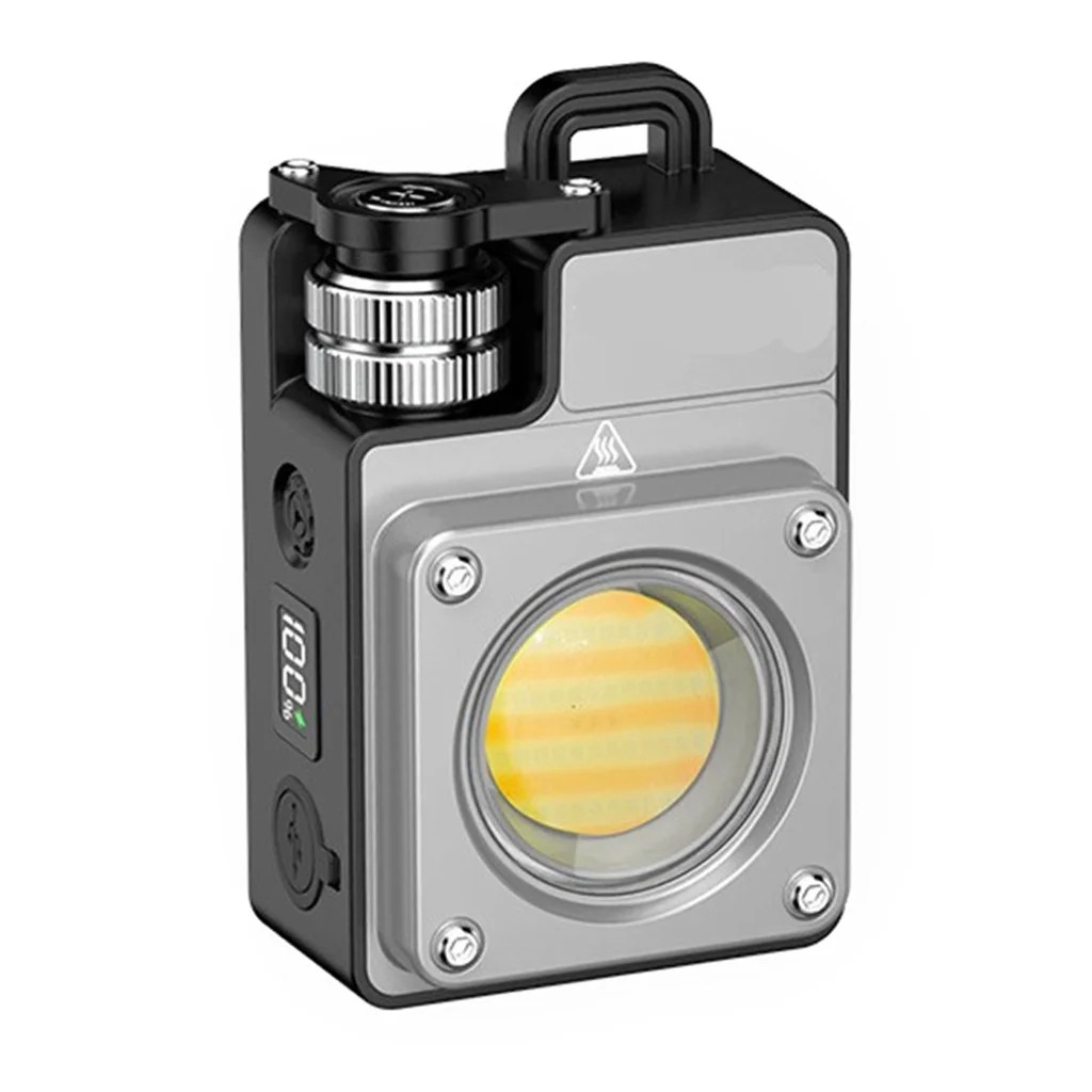 Portable LED Camping Light Rechargeable Magnetic Keychain Flashlight 3500LM
