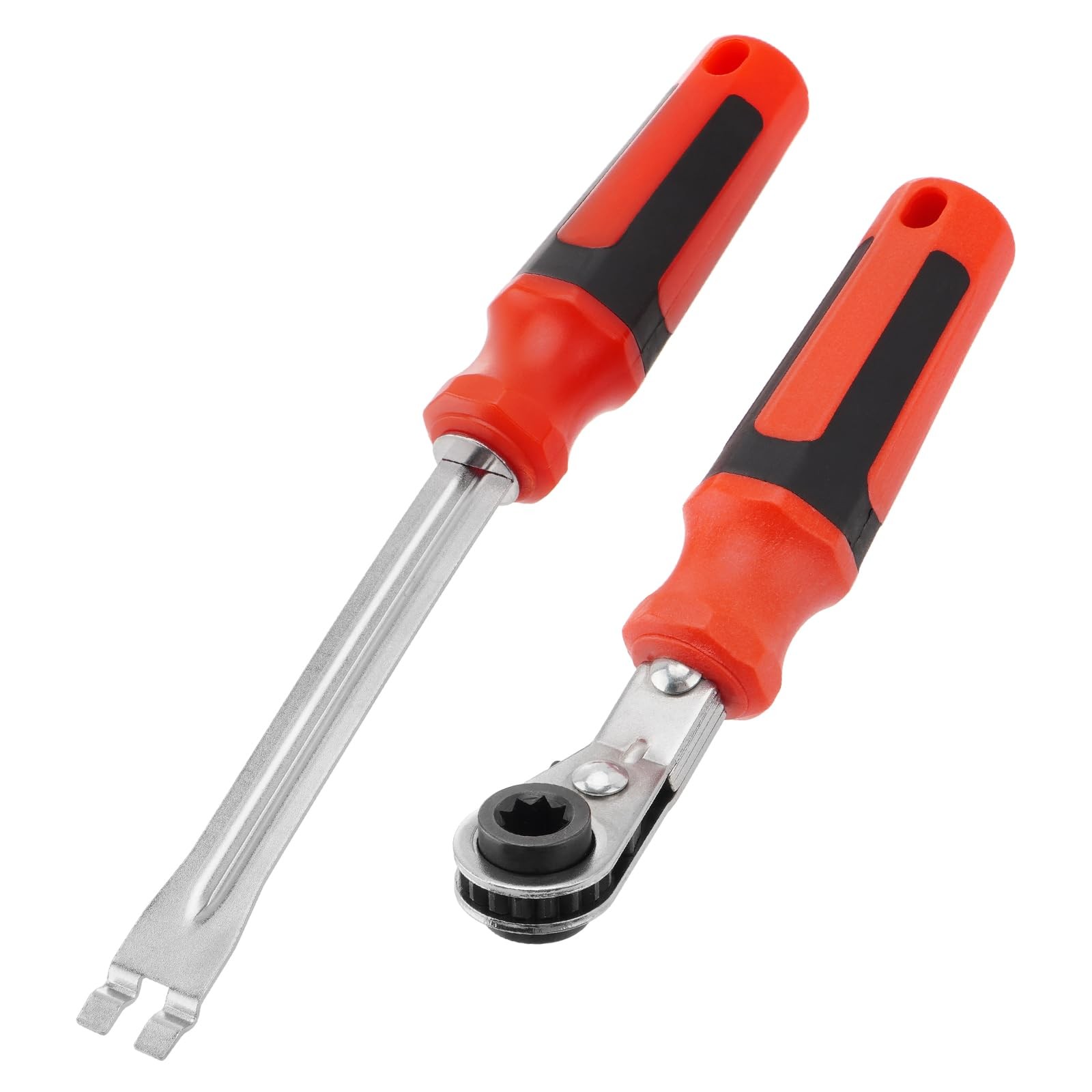 DETYI Slack Adjuster Tool Set – 5/16' Double Square Reversible Ratcheting Red