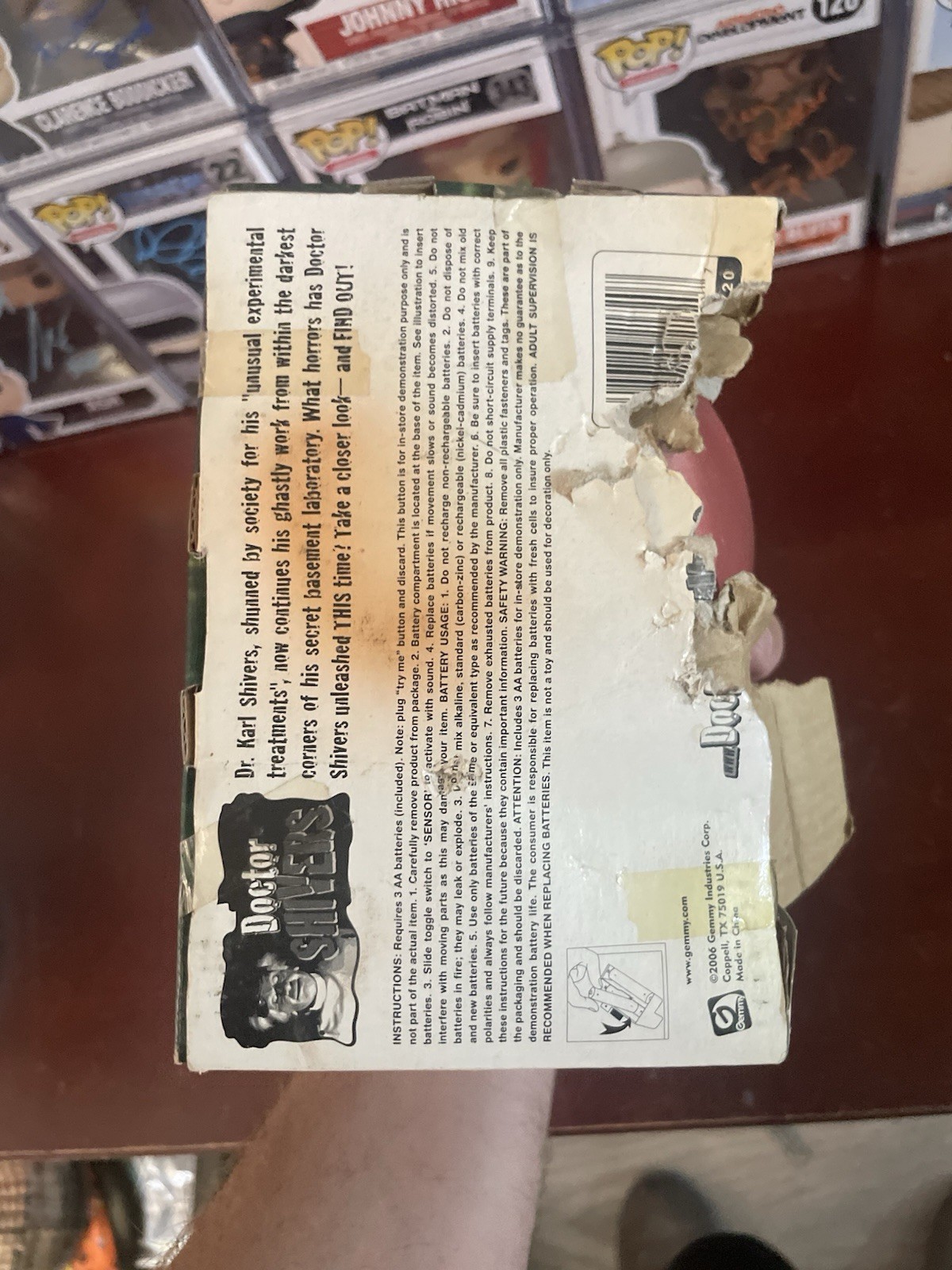 Gemmy Throbbing Heart With Flawed Original Package - Needs Batteries