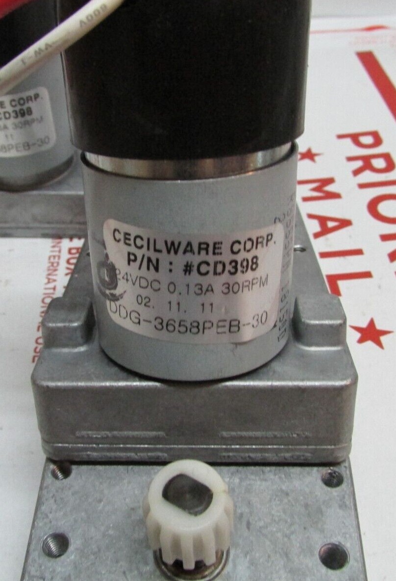 Cecilware CD398 MOTOR AUGER 24V DC 30 RPM