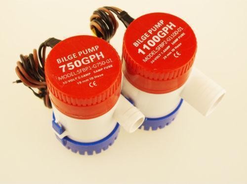 1pc New 12V 1100 1-1/8" GPH non automatic submersible bilge PUMP