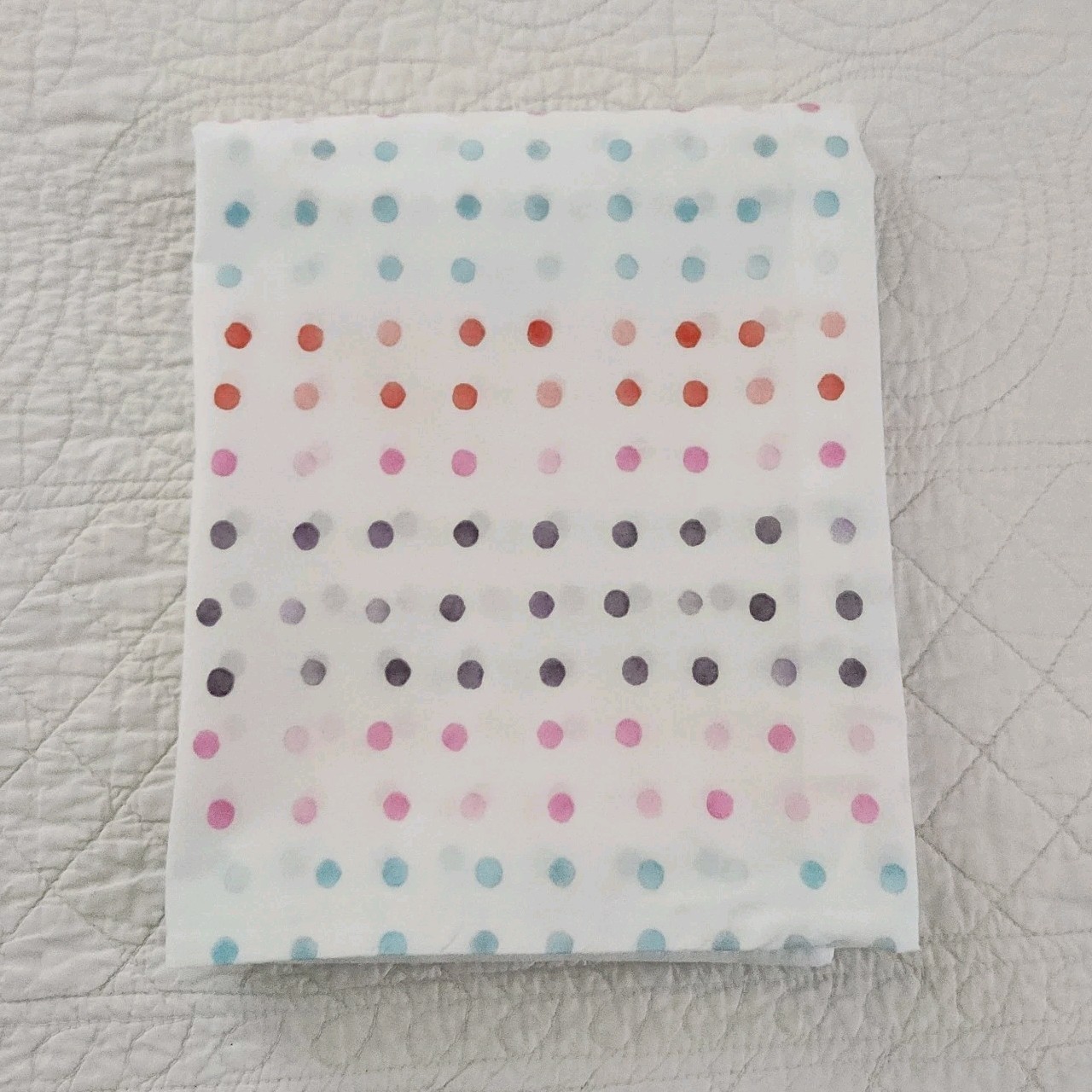 Pottery Barn Kids Margharita Missoni Standard Pillowcase White Rainbow Polka Dot