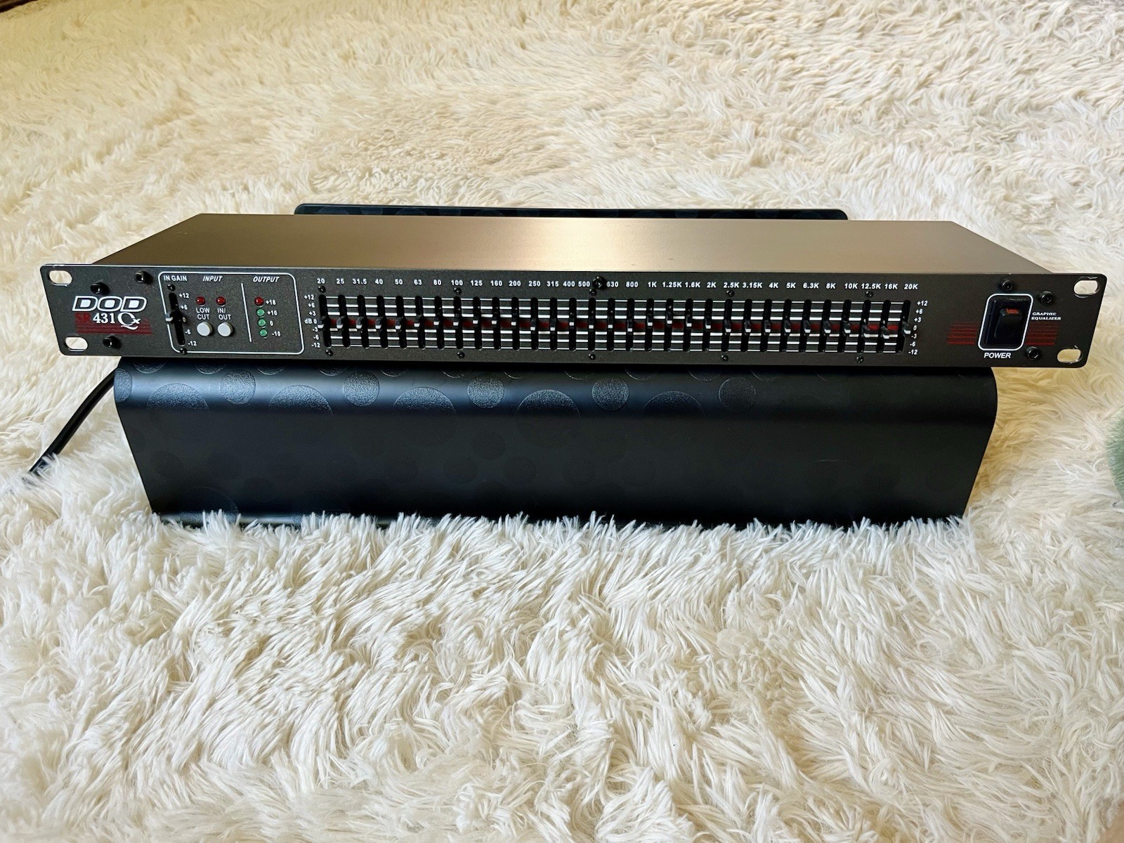 DOD SR431QX SR 431QX Single Channel 31-Band Graphic Equalizer w/Power Cord Works