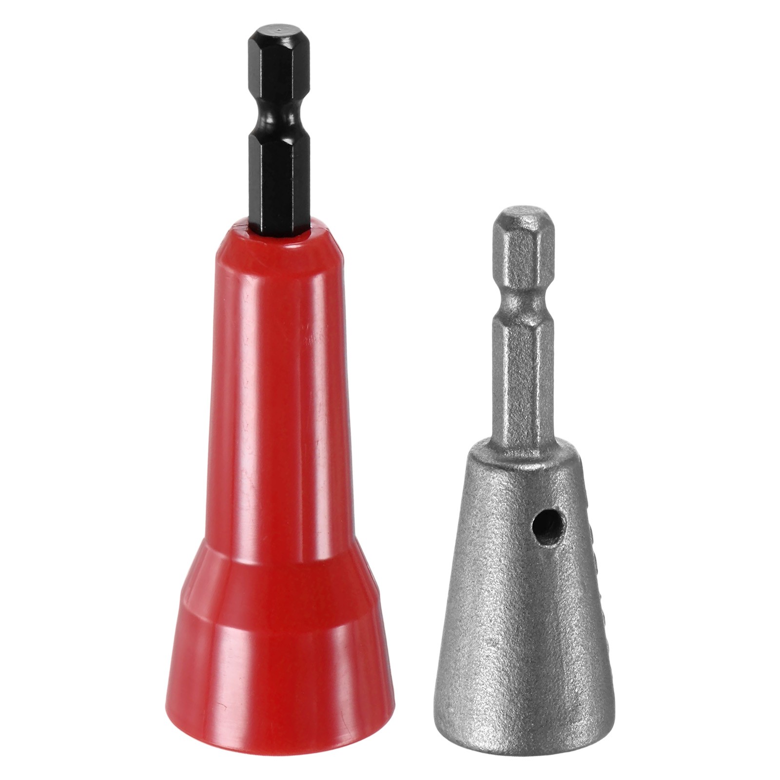 1-Set 1/4" Wire Twisting Tool for Drill, Home Wiring [Red+Black]