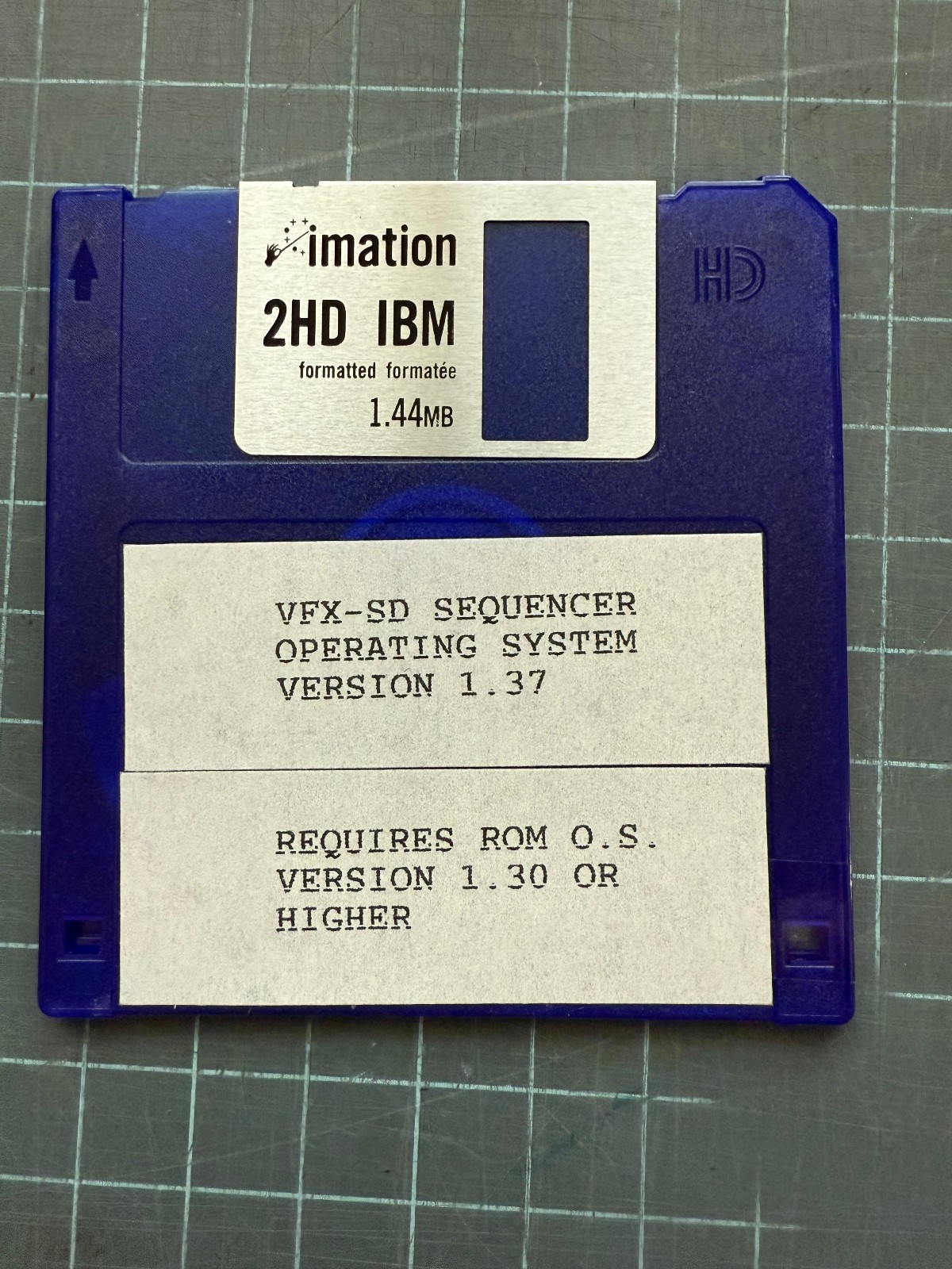 Ensoniq VFX SD Sequencer Operating System Disk v 1.37 OS