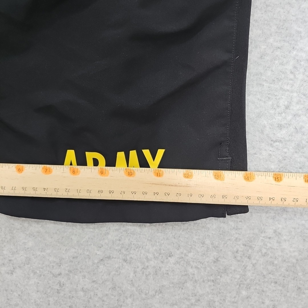 US Army PT Shorts Black Lined Size Small USGI