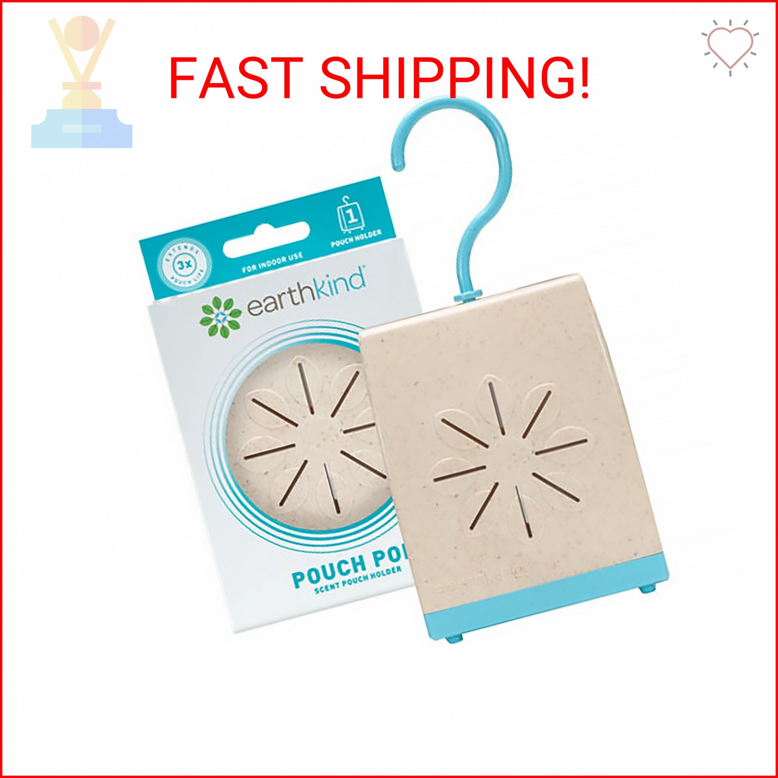 Stay Away EarthKind Pouch Pod - Protective Case for Pest Repellent Sachets - Ext