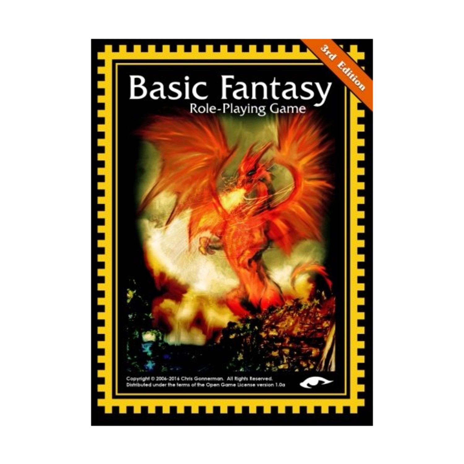 Chris Gonnerman d20 RPG Basic Fantasy Role-Playing Game (3rd Ed) VG+
