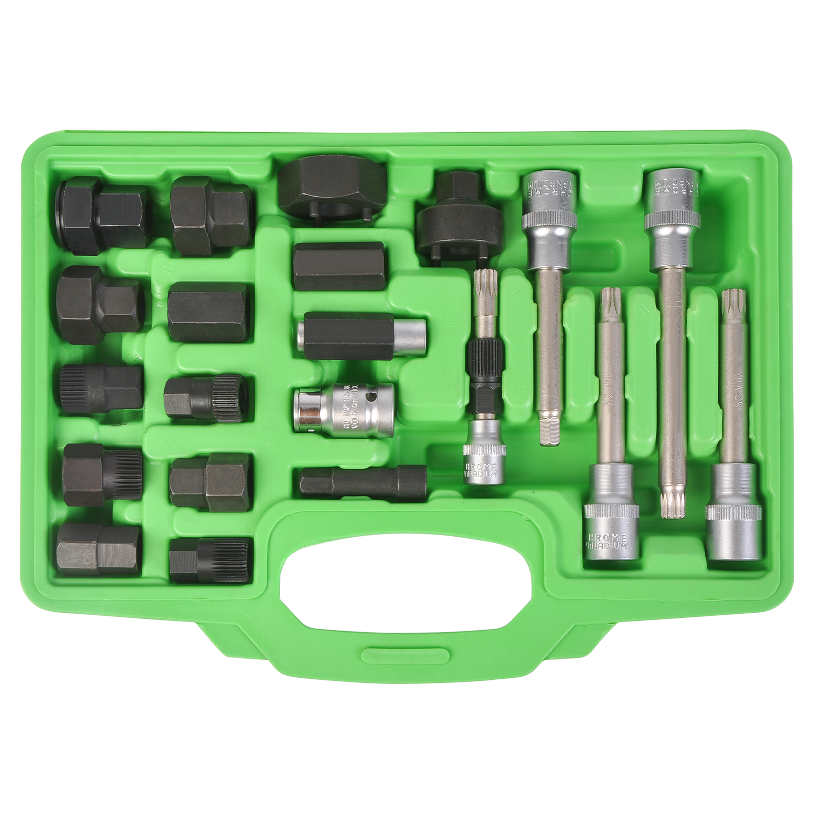 30Pcs Universal Auto Alternator Puller Pulley Profile Adaptor Repair Tool Set