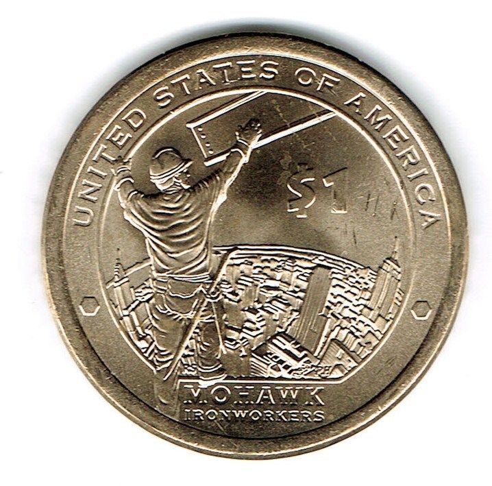 2015-D $1 Brilliant Uncirculated Business Strike Native American Dollar Coin!