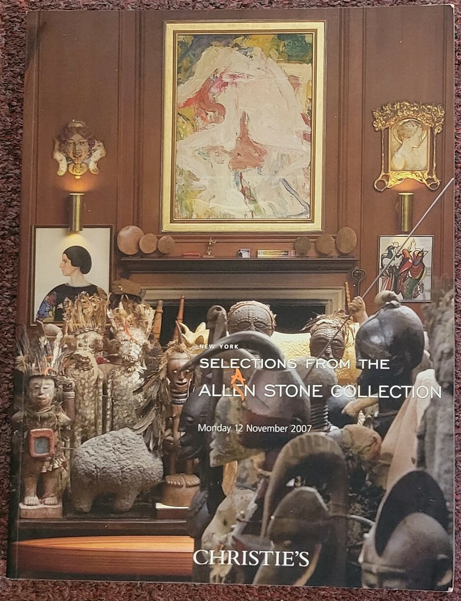 Allan STONE Collection CHRISTIE'S 2007 Gorky Chamberlain De Koonig Tribal ART