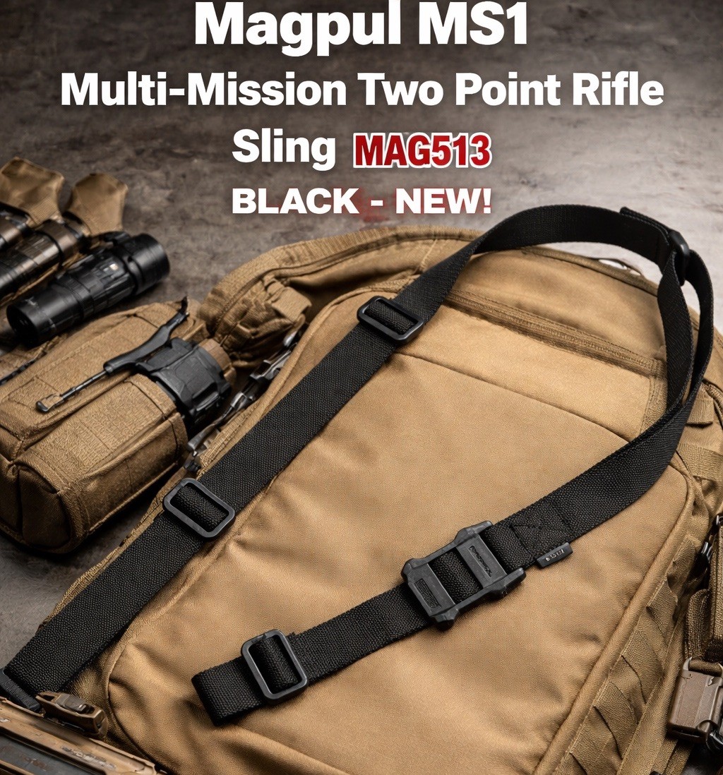 Magpul MS1 Multi-Mission Two Point Rifle Sling MAG513 BLACK - NEW!