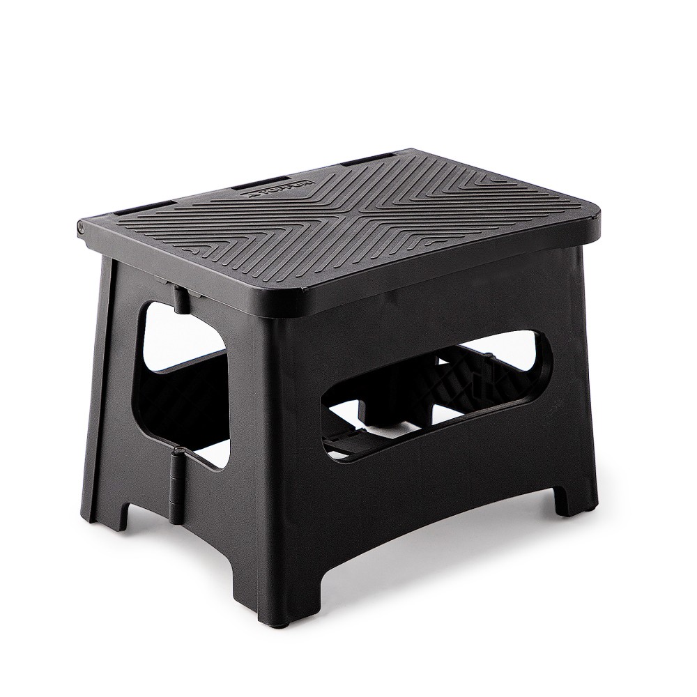 9in Folding Step Stool Compact Portable Non-Slip 300 lbs. weight capacity