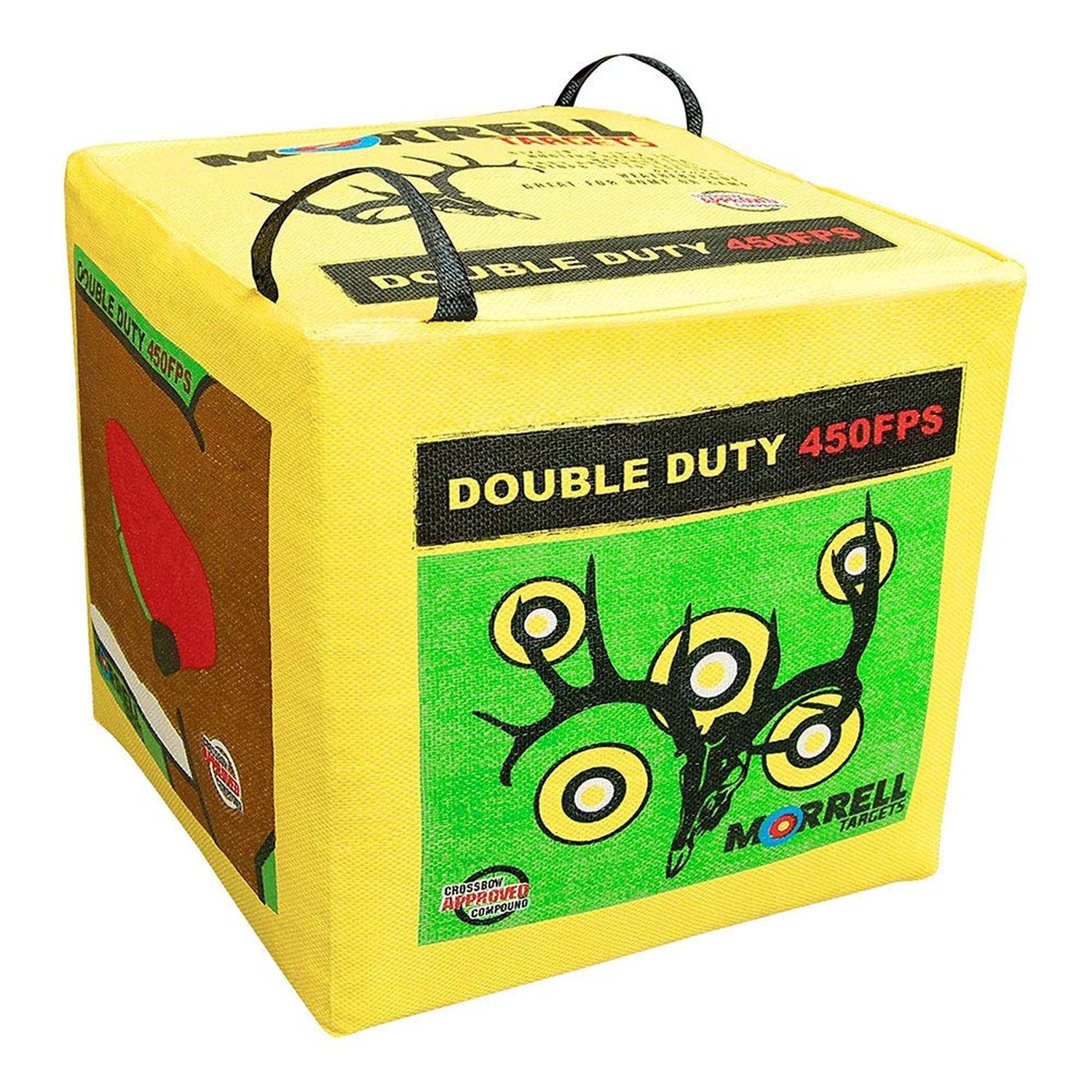 Morrell Double Duty 450 FPS Cube Field Point Archery Bag Target with Traditio...