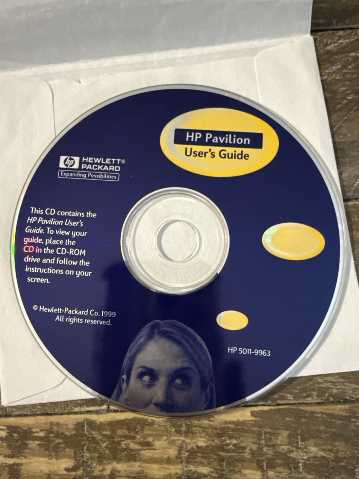 HP Pavilion User Guide Software PC Cd Rom