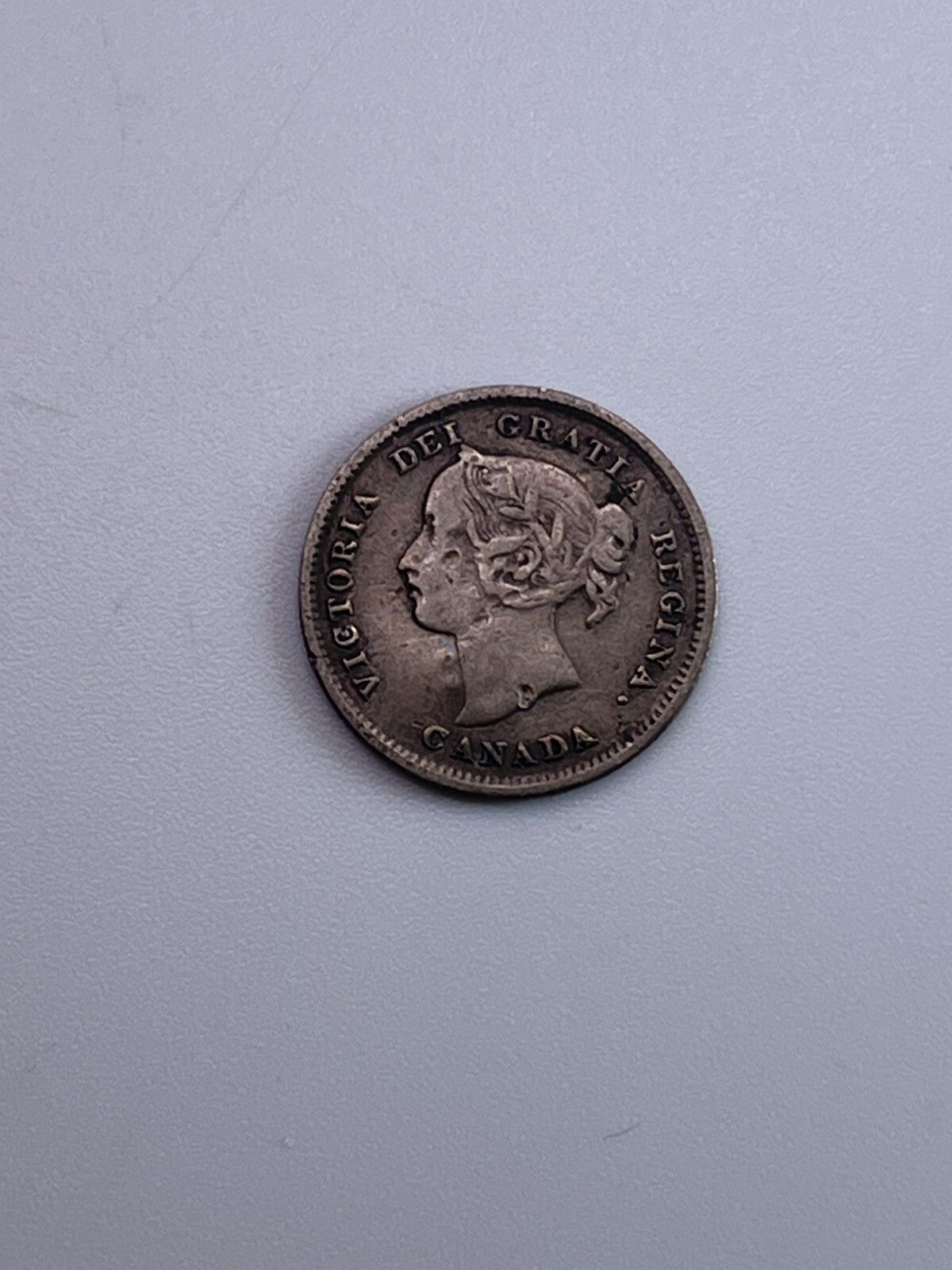 1896 CANADA SILVER 5 CENTS #3
