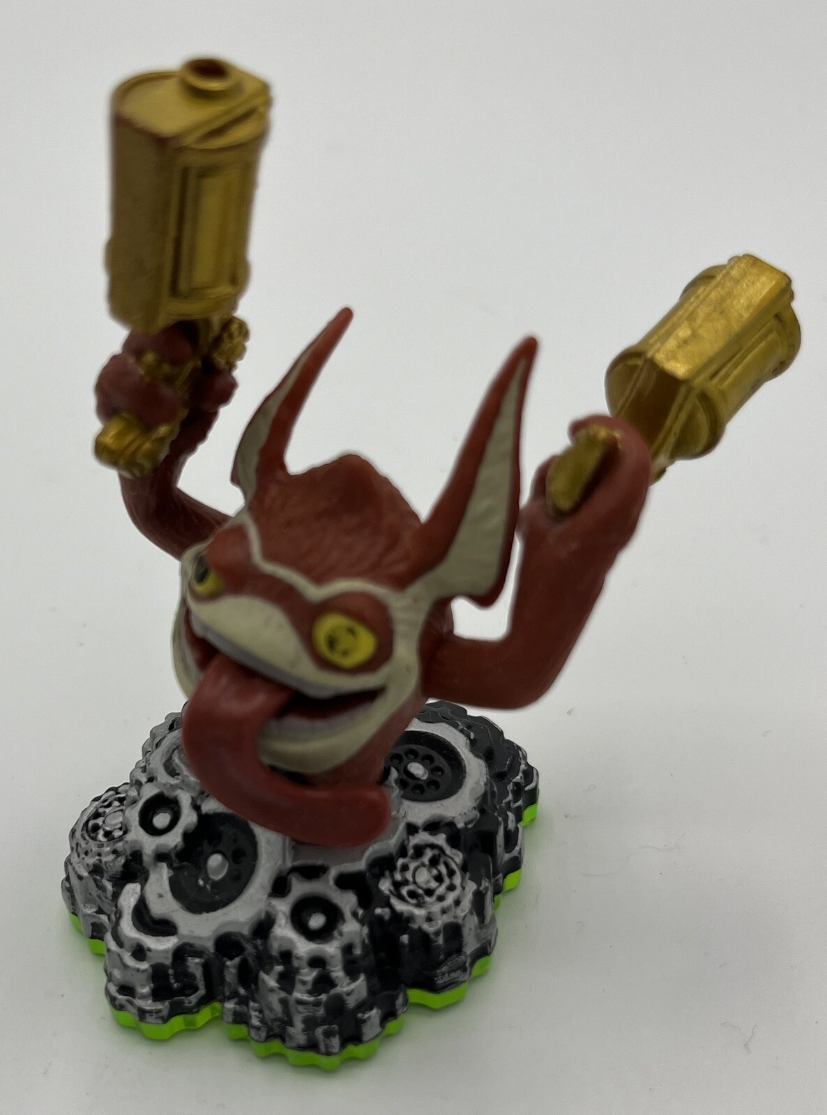 Skylanders Spyro's Adventure Trigger Happy Action Figure w/ Green Base - Played