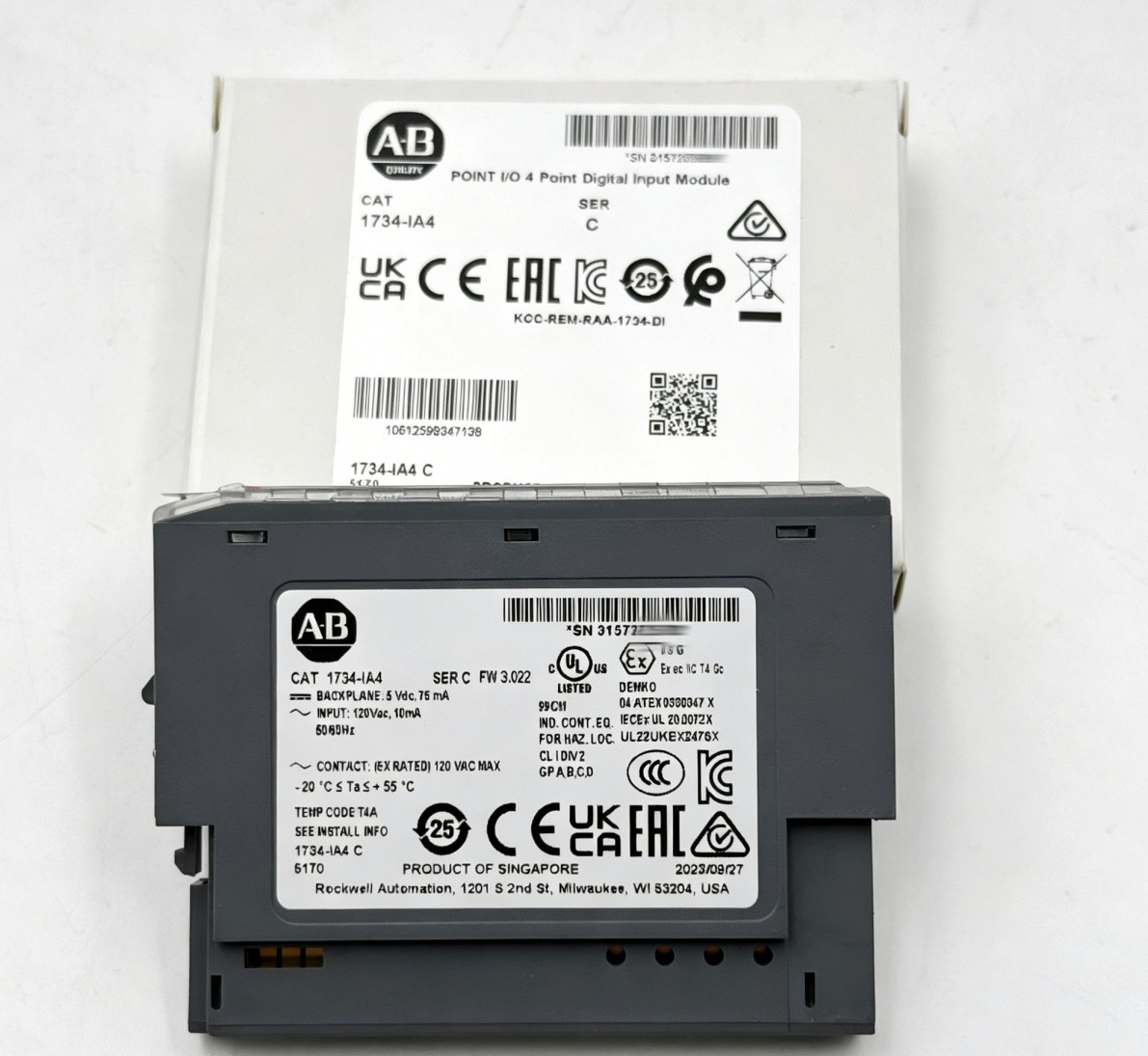 New Allen Bradley 1734-IA4 POINT I/O 4 Point Digital Input Module